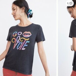 Anthropologie x Super Nice Letters ‘go vote’ graphic tee